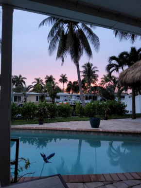 Tiki Pool Water Front Paradise